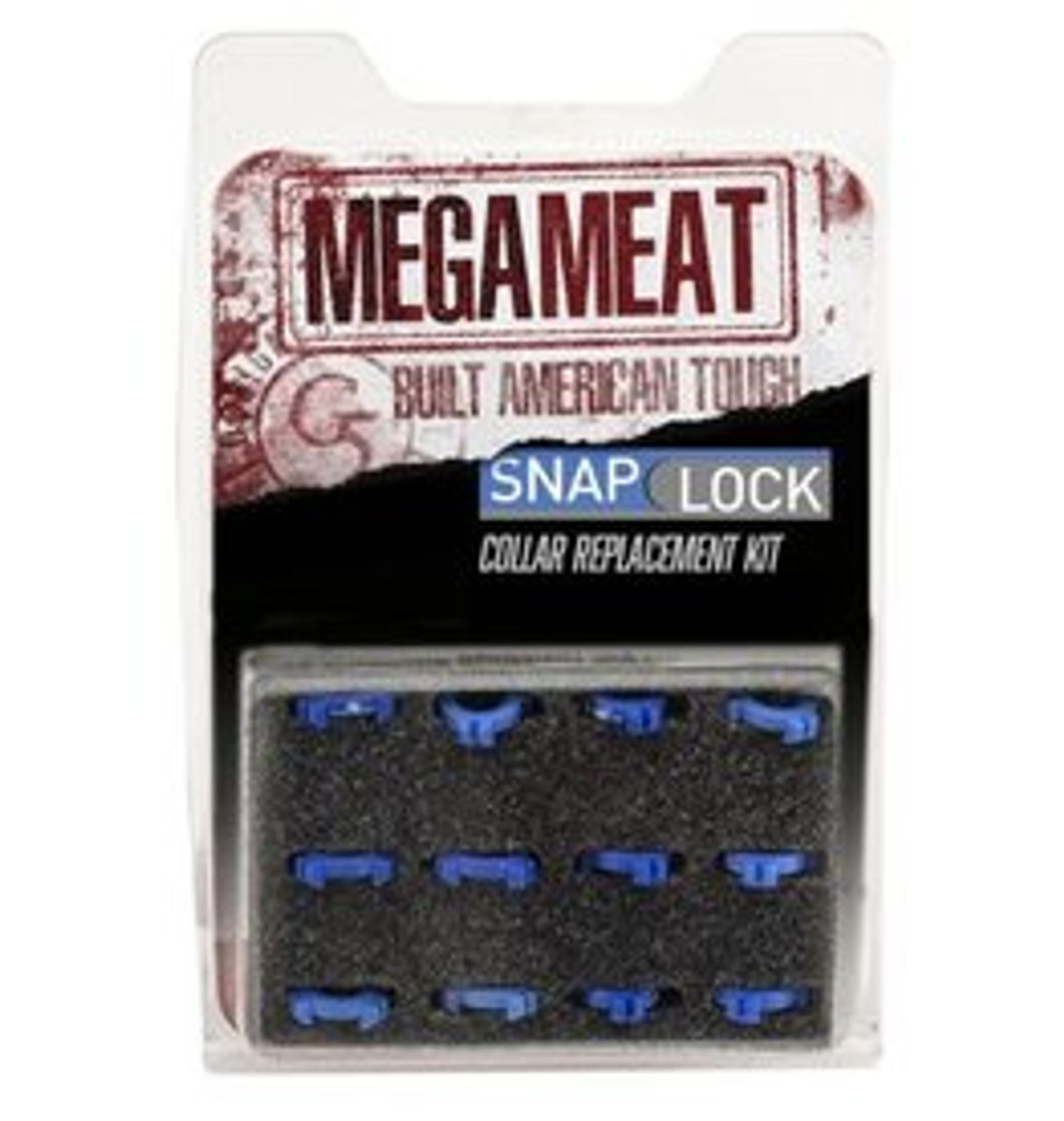 Megameat Crossbow Snap Lock, 12 Pk Blue