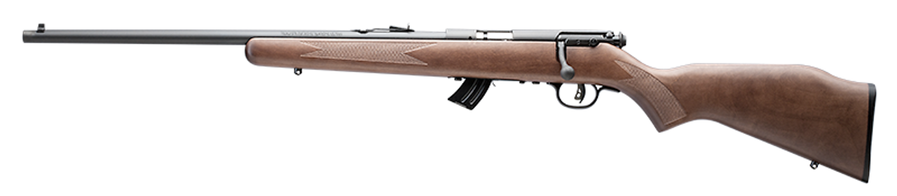 Savage Mark II GL Bolt Action Rifle 22 LR, LH, 21 in, Satin Blued, Wood Stk, 10+1 Rnd, Accu-Trigger