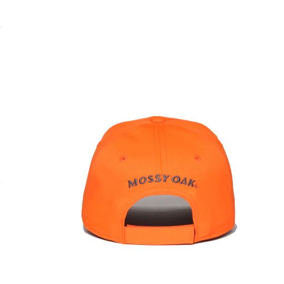Mossy Oak Logo Structured Pre-Curved 6PNL Cap, Blaze