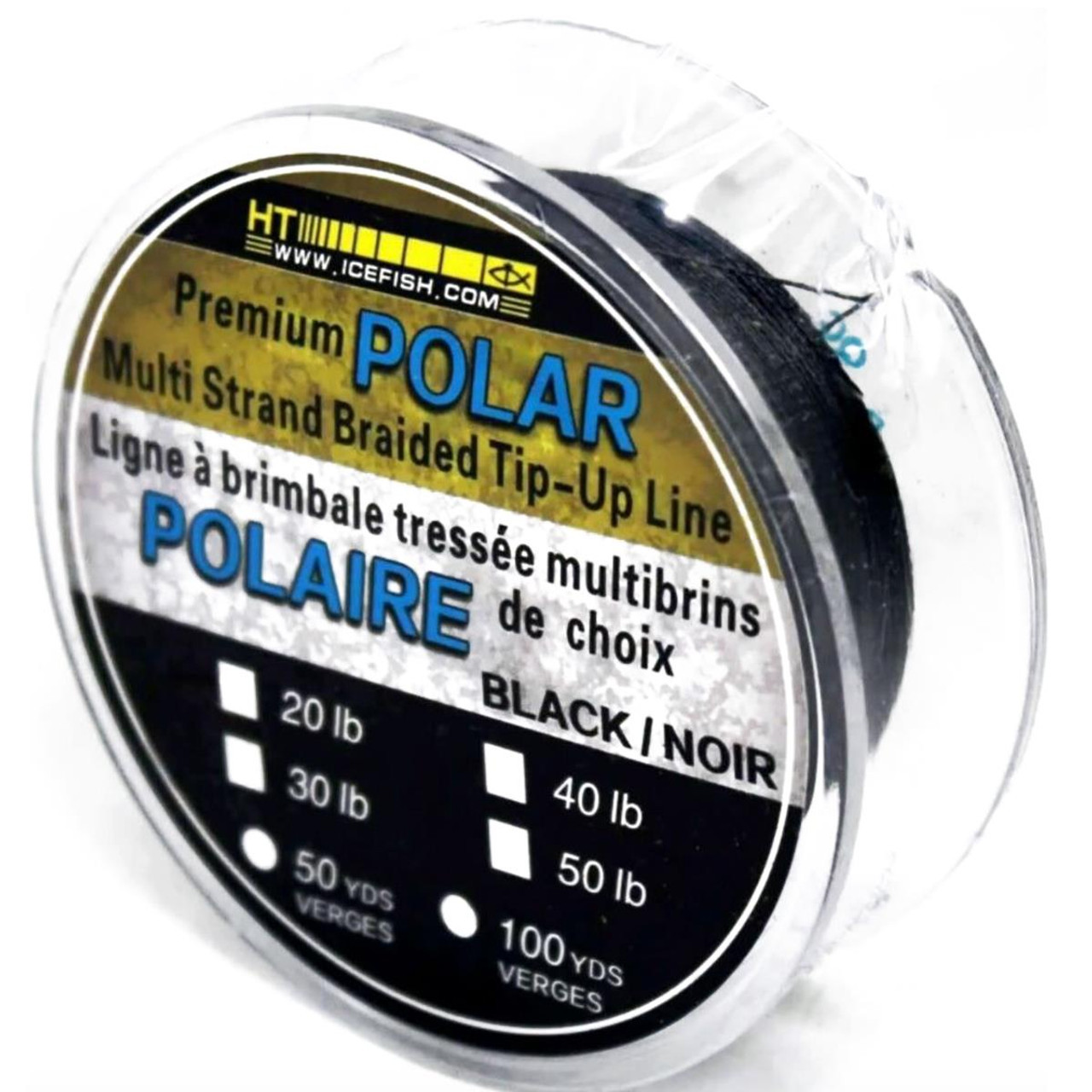 HT Polar Ice Line 30 Lb Test 50 Yds. Braided Premium Line