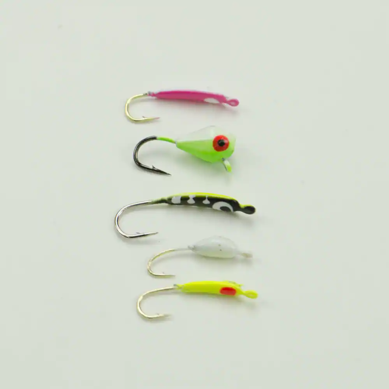 HT Hardwater Micro Jig #10, 5 Pack Assorted