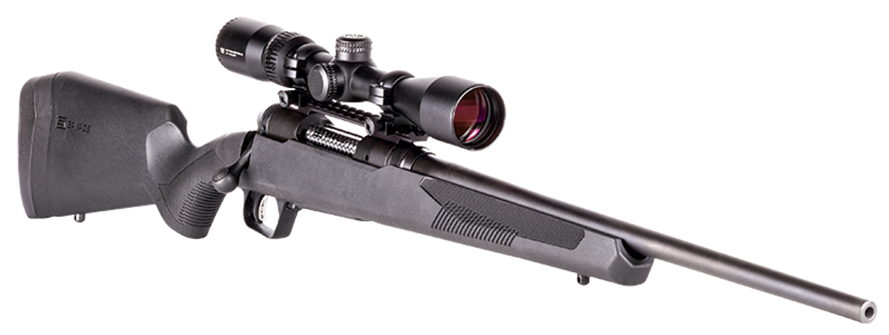 Savage 110 Apex Hunter XP Bolt Action Rifle 22-250 Rem, 20" Bbl Blk, Blk Syn Lop Stock, 4 Rnd Dm, Vortex Crossfire II 3-9X40