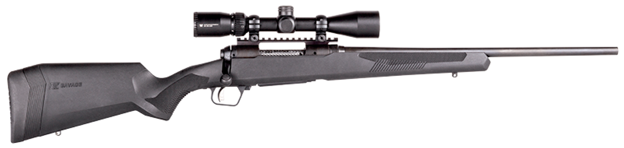 Savage 110 Apex Hunter XP Bolt Action Rifle 338 Win Mag, 24" Bbl Blk, Blk Syn Lop Stock, 3 Rnd Dm, Vortex Crossfire II 3-9X4