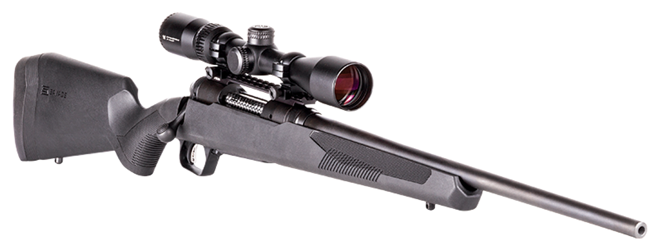 Savage 110 Apex Hunter XP Bolt Action Rifle 223 Rem, 20" Bbl Blk, Blk Syn Lop Stock, 4 Rnd Dm, Vortex Crossfire II 3-9X40