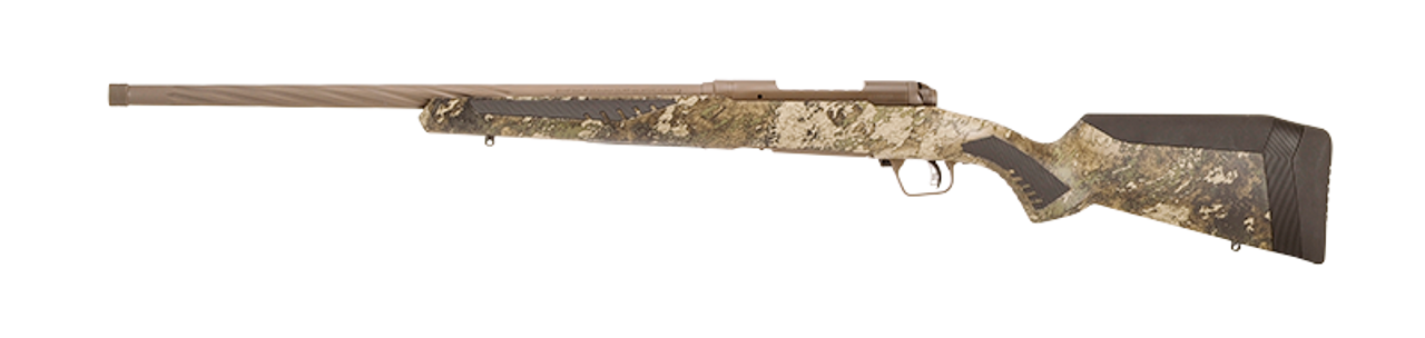 Savage 110 High Country Bolt Rifle 7MM REM MAG 24" Fluted BBL, Camo Accustock, Accutrigger, PVD Finish 3 rd DBM