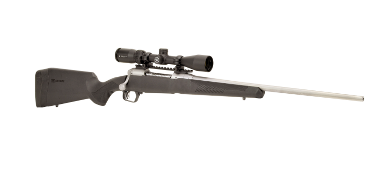 Savage 110 Apex Storm XP Bolt Action Rifle 338 Win Mag, 24" Bbl Ss, Blk Syn Lop Stock, 3 Rnd Dm, Vortex Crossfire II 3-9X40