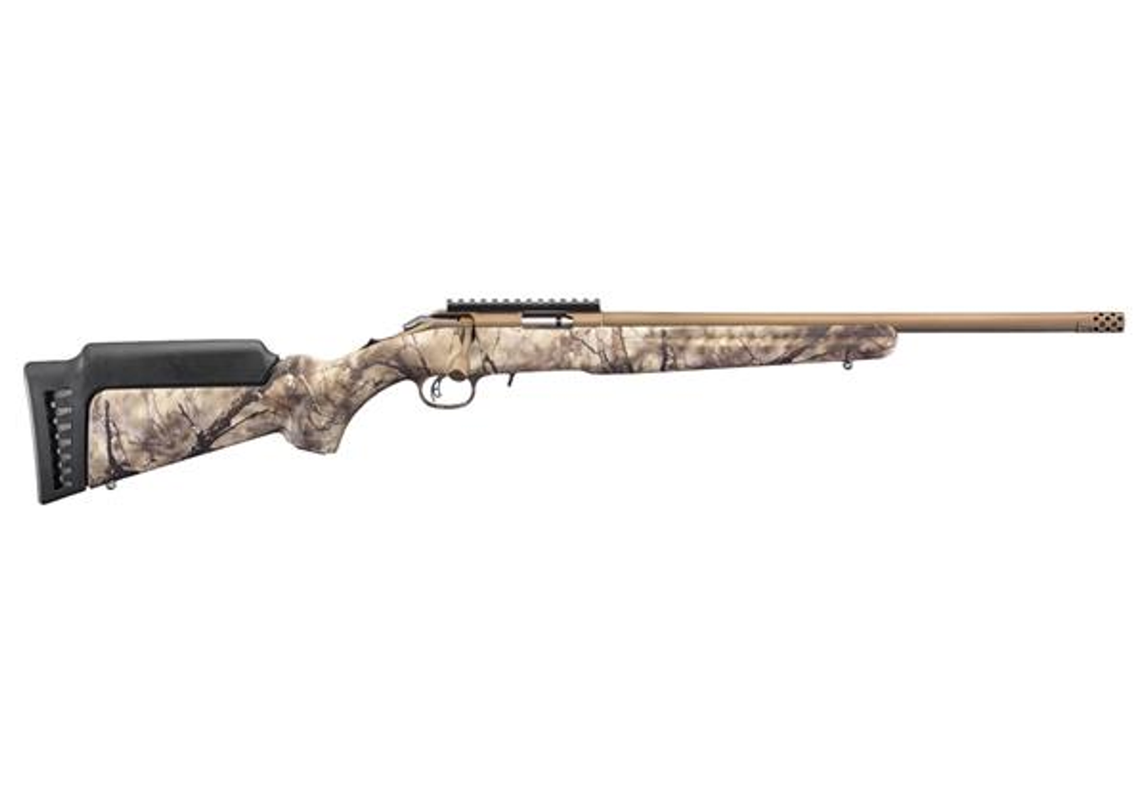 Ruger 17 HMR American Rimfire, 18" Barrel, Go Wild Camo