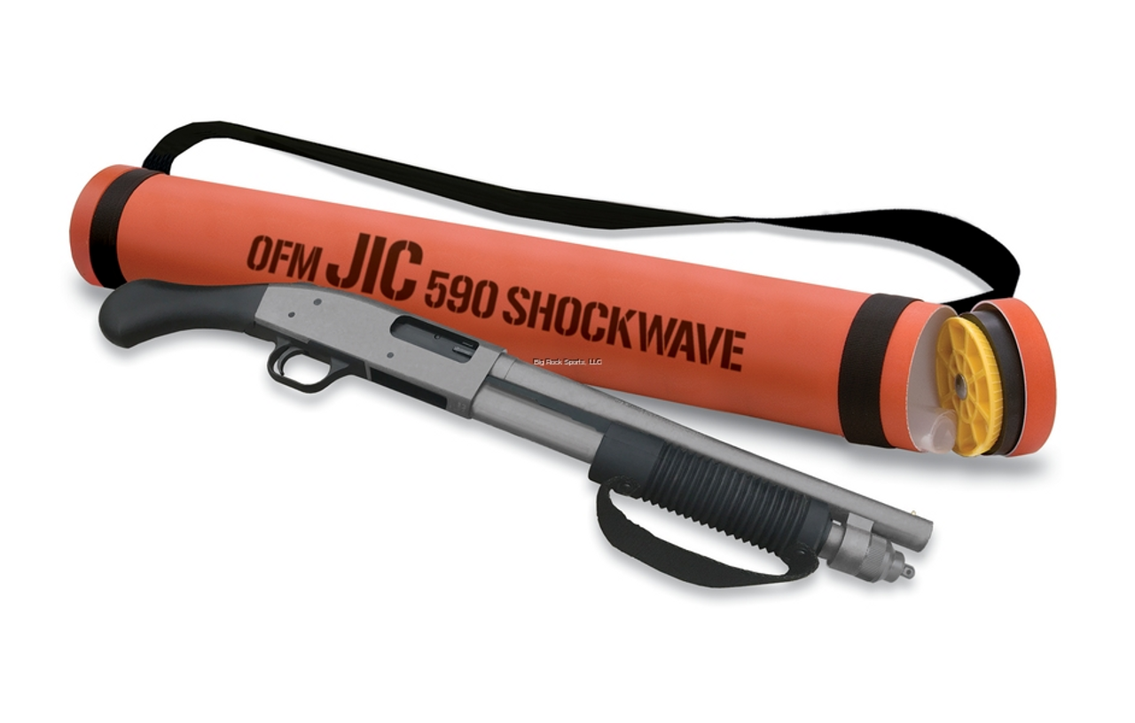 Mossberg 12 Ga 590 JIC Shockwave Pump, 14" Barrel, Carry Tube