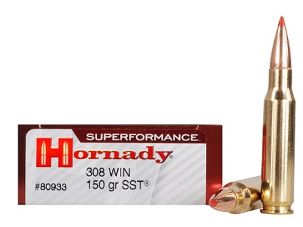 Hornady Superformance Rifle Ammo 308 WIN, SST, 150 Grains, 3000 fps, 20 Rnds