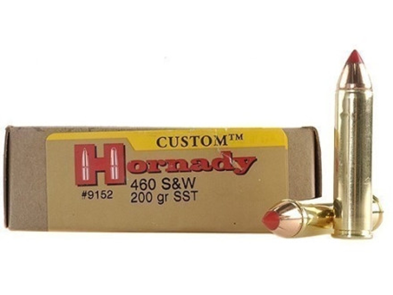 Hornady Custom Pistol Ammo 460 S&W, FTX, 200 Gr, 2200 fps, 20 Rnd, Boxed