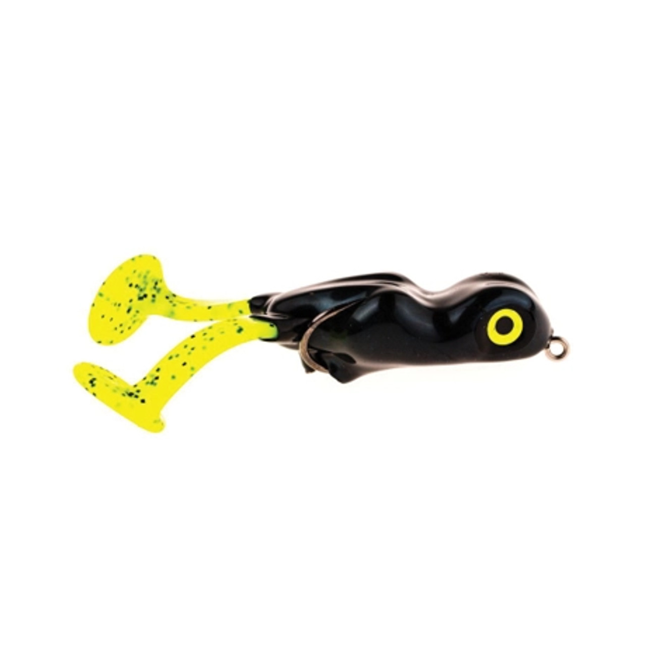 Scum Frog Big Foot Topwater Fishing Lure, Black/Green