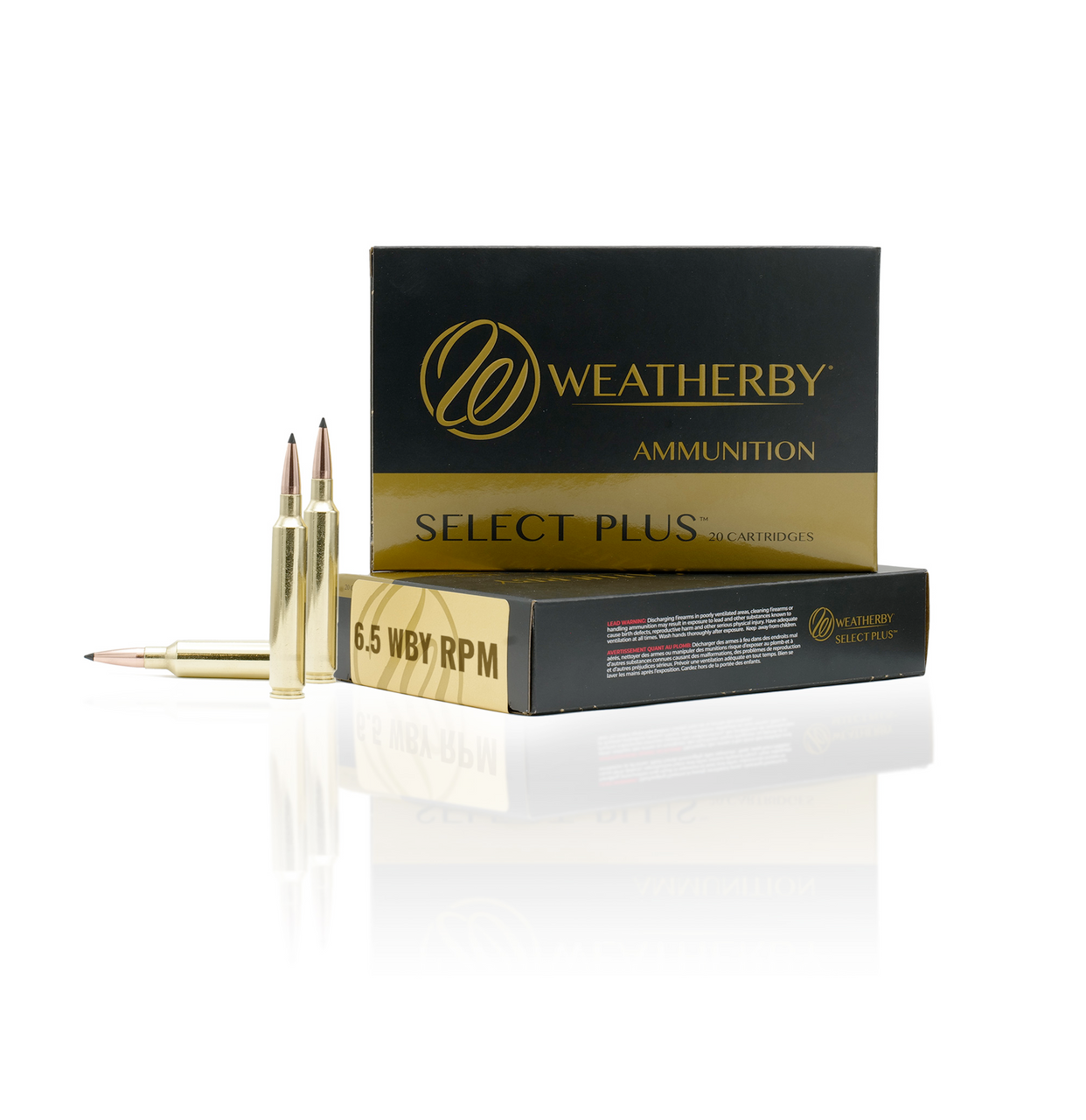 Weatherby Centerfire Rifle Ammo, 6.5 Wby Rpm, 140 Gr Hornady Interlock, 20 rnd