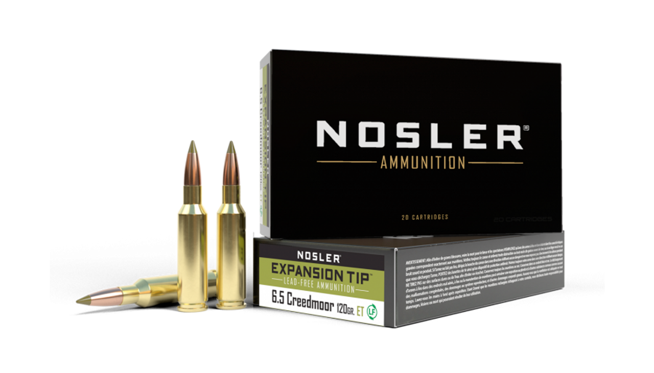 Nosler E-Tip Rifle Ammo 6.5 Creedmoor 120gr (20 ct.)