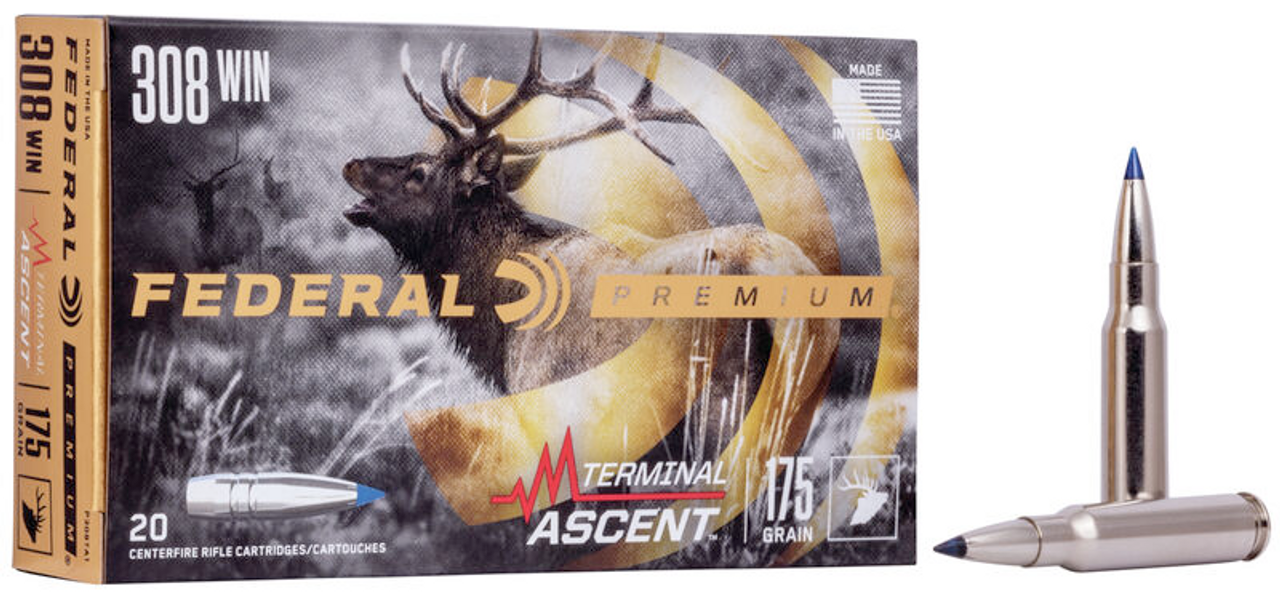 Federal Terminal Ascent, 308 Win, 175 Grain, 20 Rounds