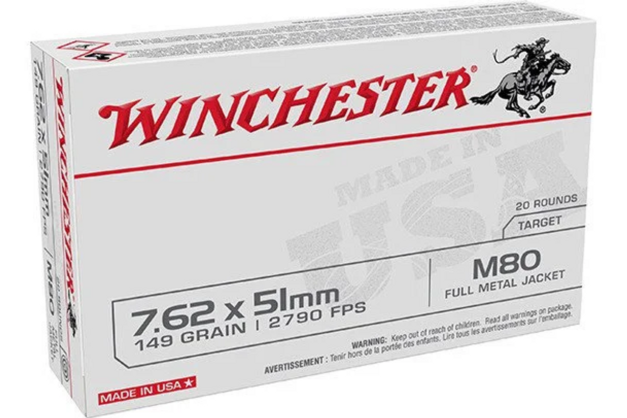 Winchester 7.62x51mm Nato, 149 Gr, 20 Rnds