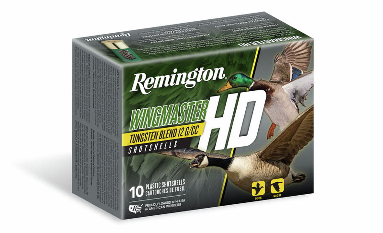 Remington Shotshell Wingmaster HD Tungsten-Nickel-Iron RW12S6 12GA 2-3/4" 1-1/4 OZ 6 Box of 10