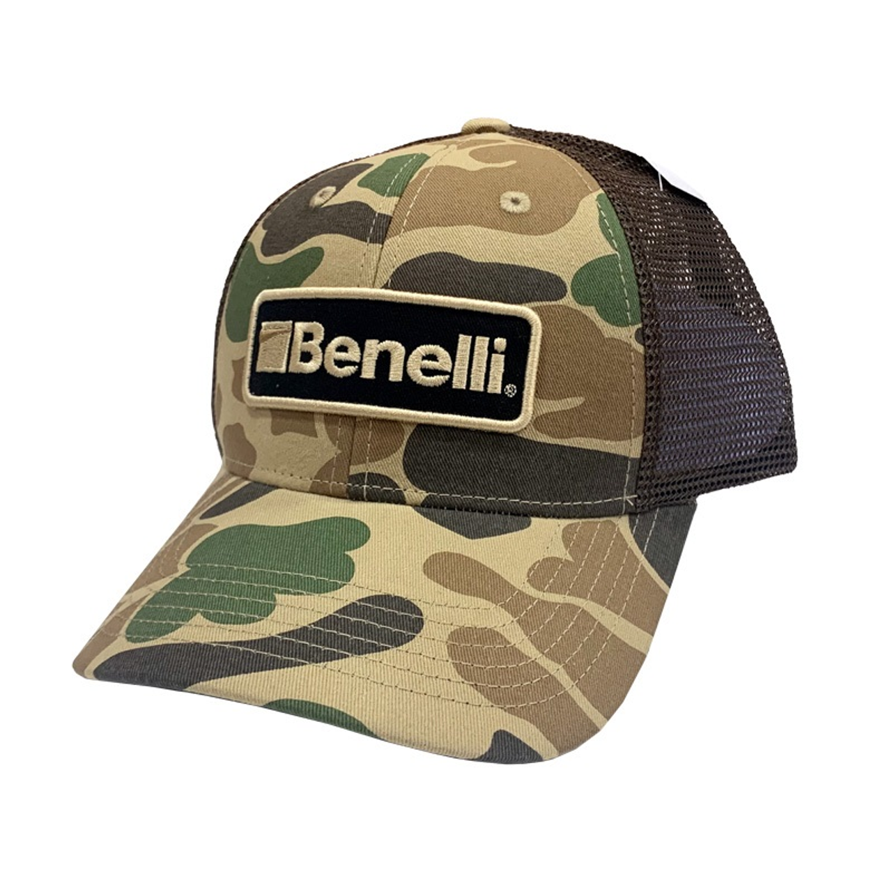 Benelli Trucker Hat, Cloud Camo & Brown