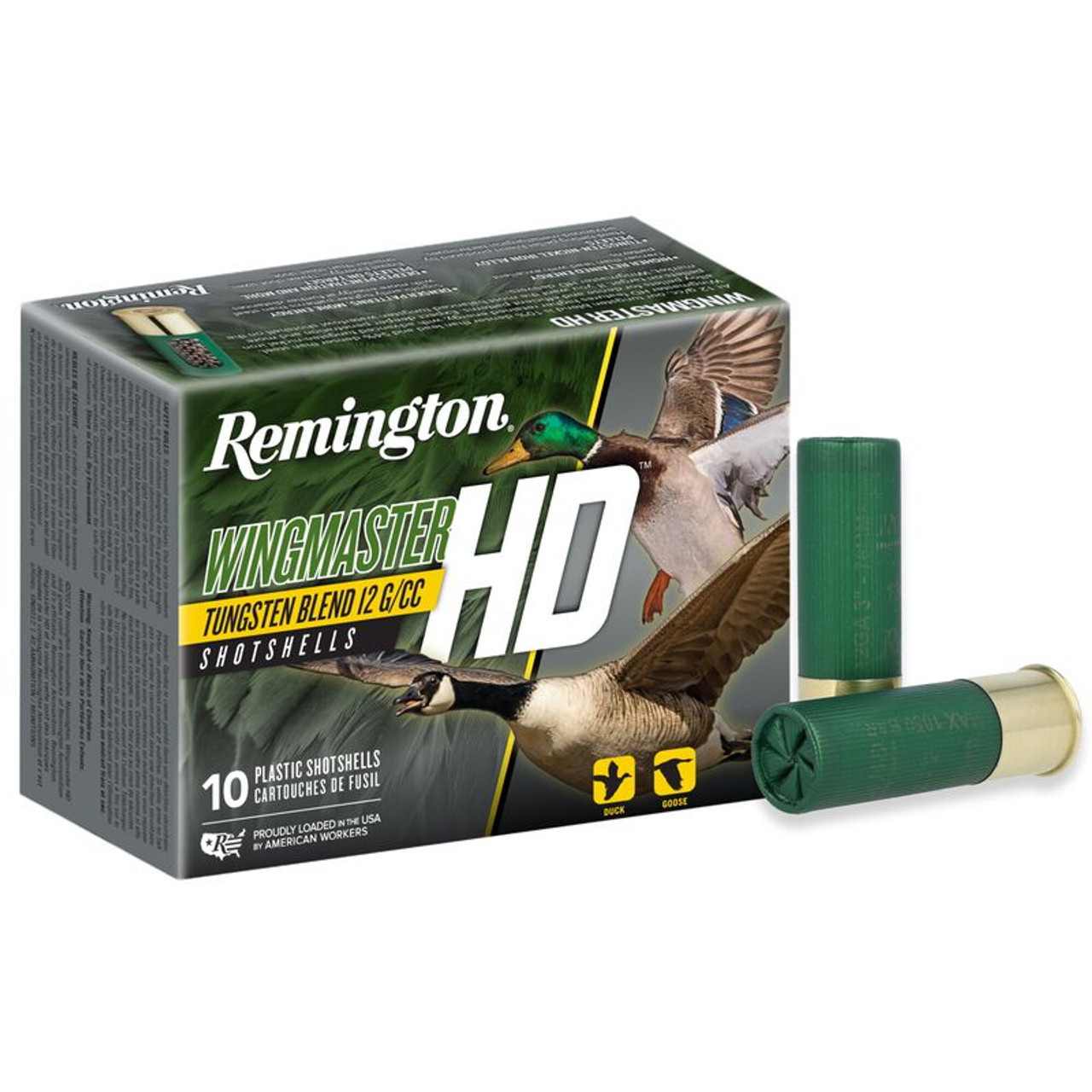 Remington Shotshell Wingmaster HD Tungsten-Nickel-Iron RW126 12GA 3" 1-1/4 OZ 6 Box of 10