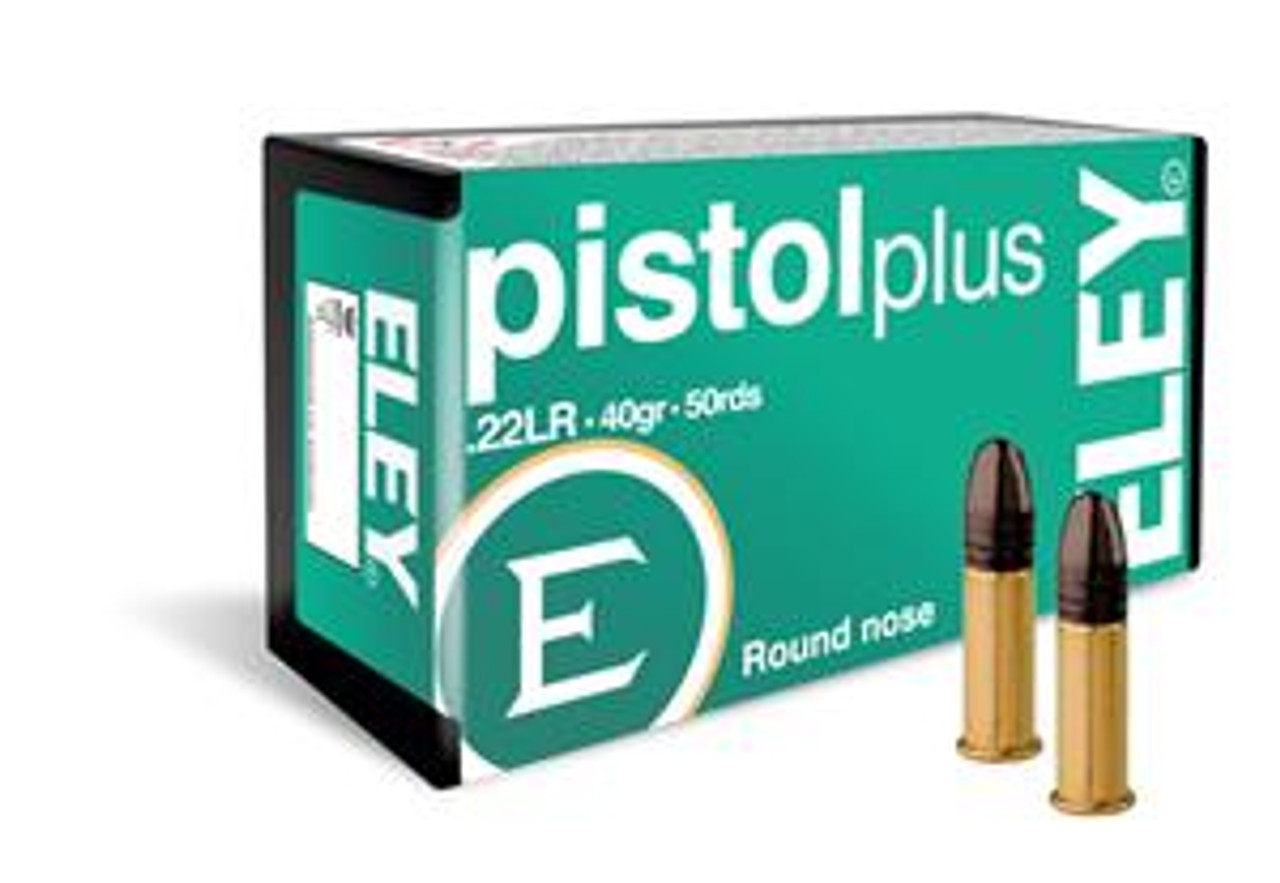 Eley Pistol Plus .22 LR, 50 Rounds