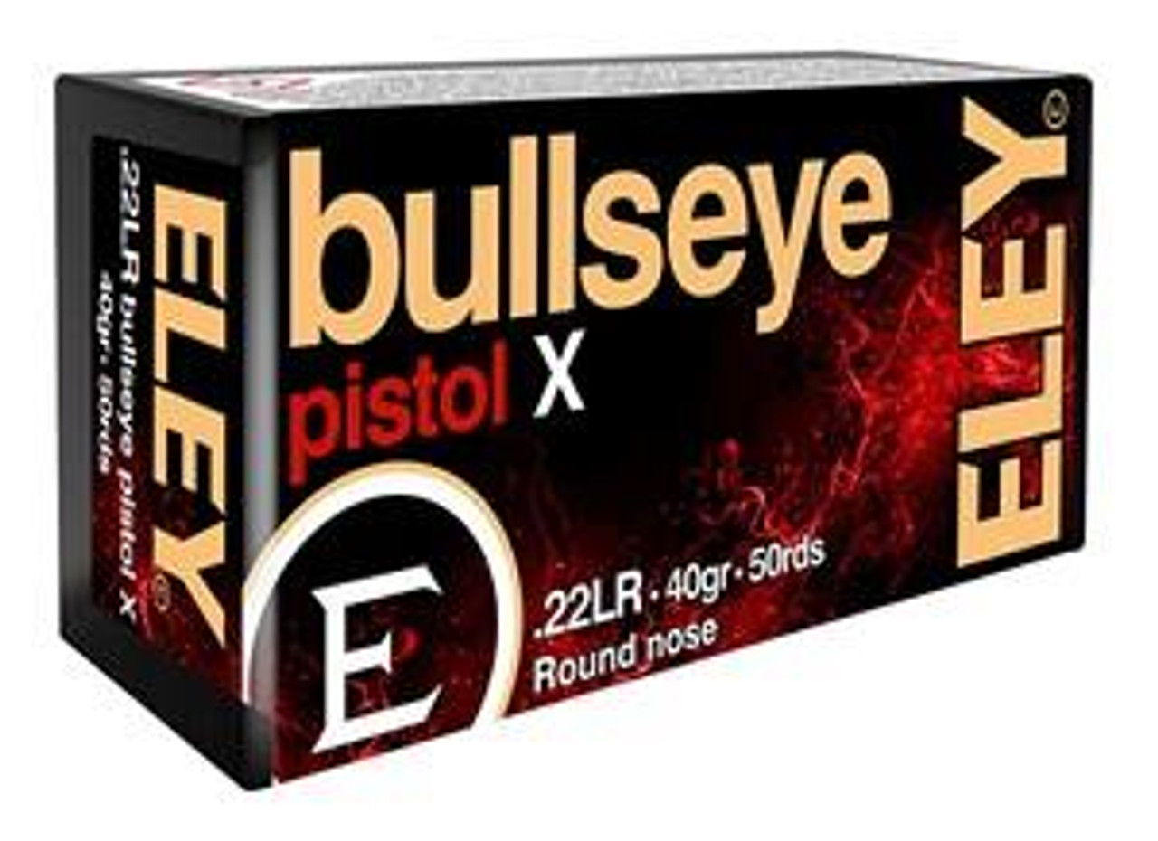 Eley Bullseye Pistol X 22 LR, 40 Gr, 50 Rnds