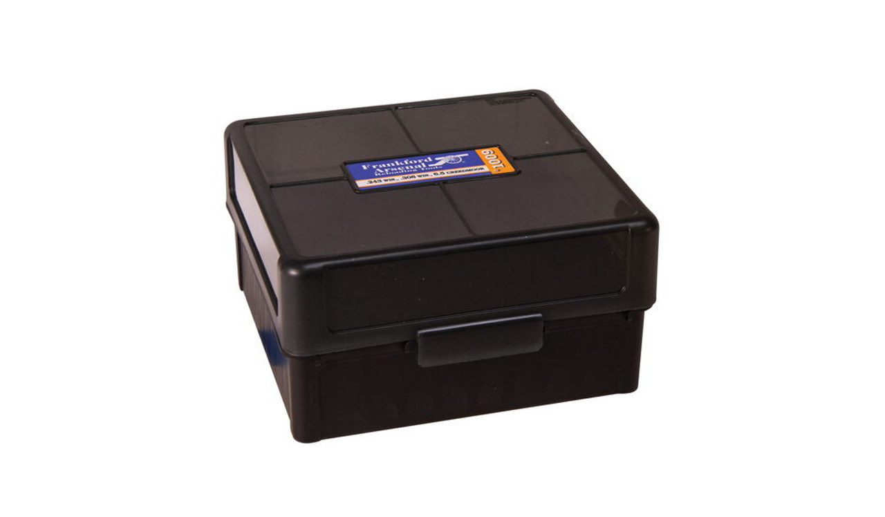 Frankford Arsenal #1001 Hinge Top Ammo Box, 100 Round Capacity