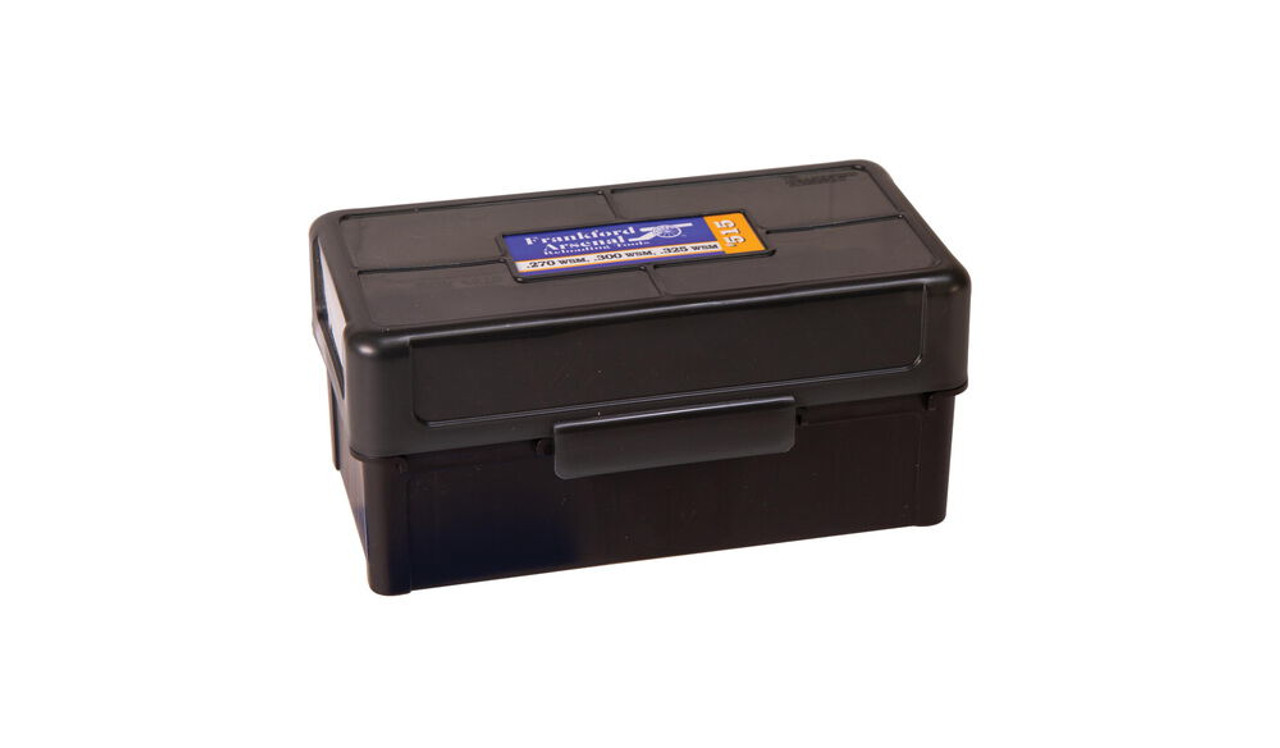 Frankford Arsenal #515 Hinge-Top Ammo Boxes - 50 Round Capacity