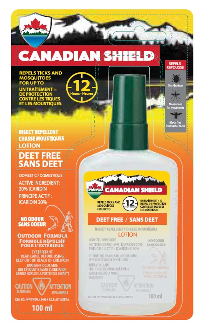Canadian Shield 20% Icaridin Insect Repellent Lotion Pump, 100ml