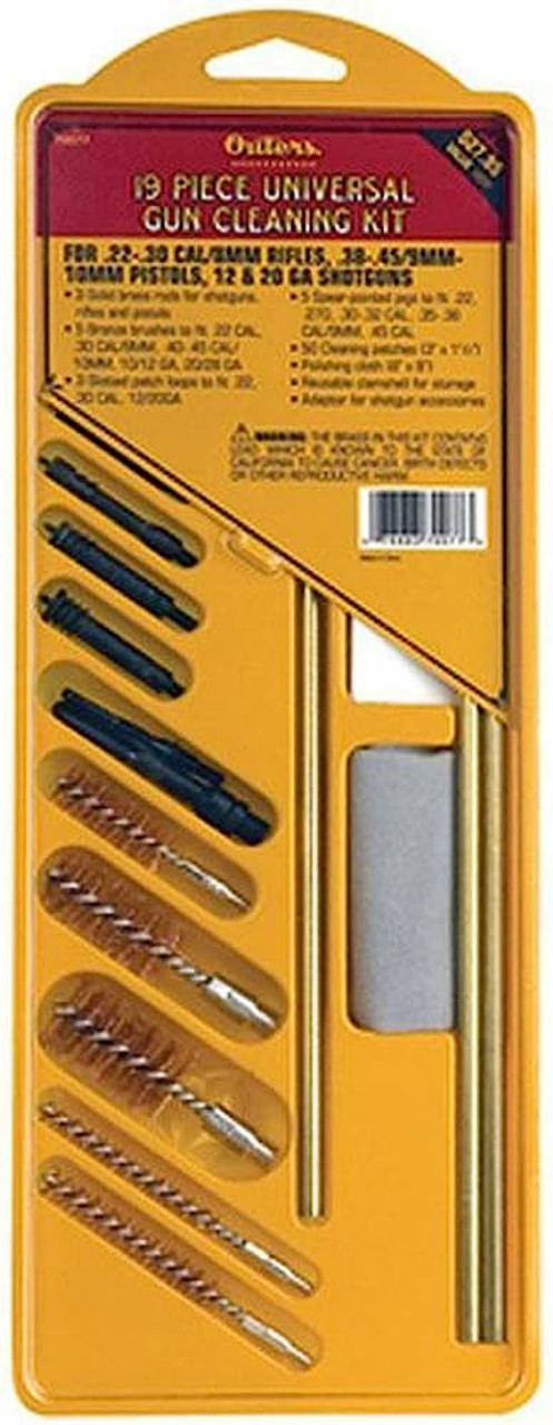 Outers 19 Pc Universal Cleaning Kit, Clam