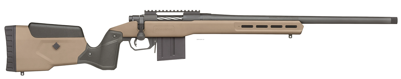 Mossberg Patriot LR Tactical Bolt Action Rifle, 6.5 Creedmoor, 22" Threaded Bbl, MDT FDE Stock, 10+1 Rnd