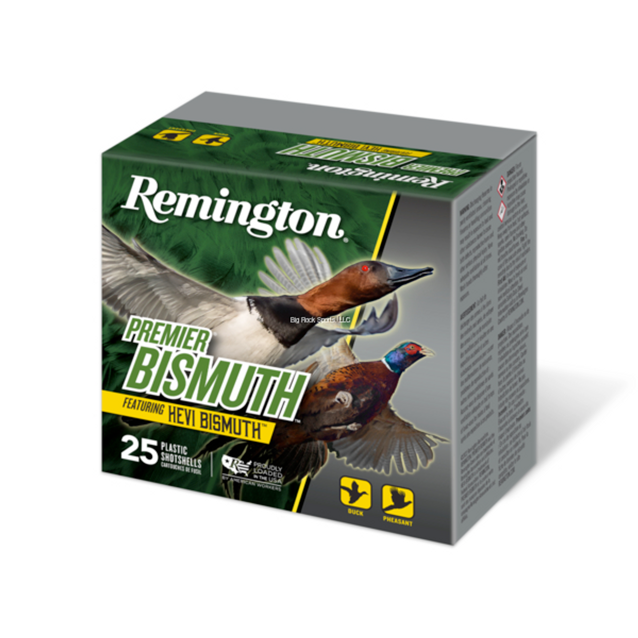 Remington Shotshell 12 GA, 3 ", 1.375 OZ, #2 Bismuth, Box of 25