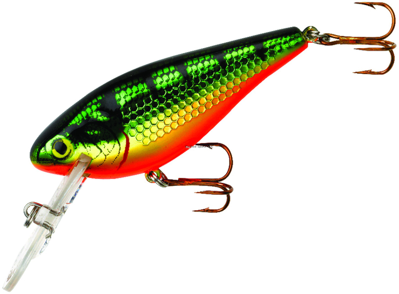 Cotton Cordell CC Shad, Big Rock Custom Color Series, Perch, 2.5", Diving Depth 8-20 Feet