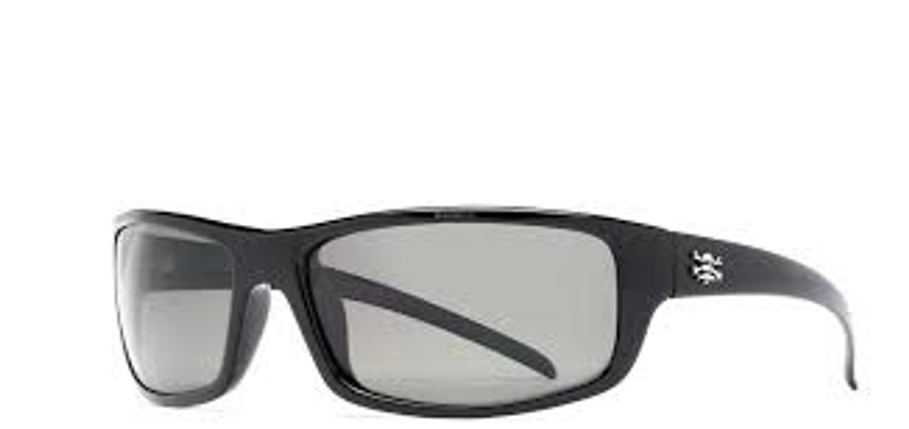 Calcutta Prowler Sunglasses Shiny Black/Gray 64mm Lens