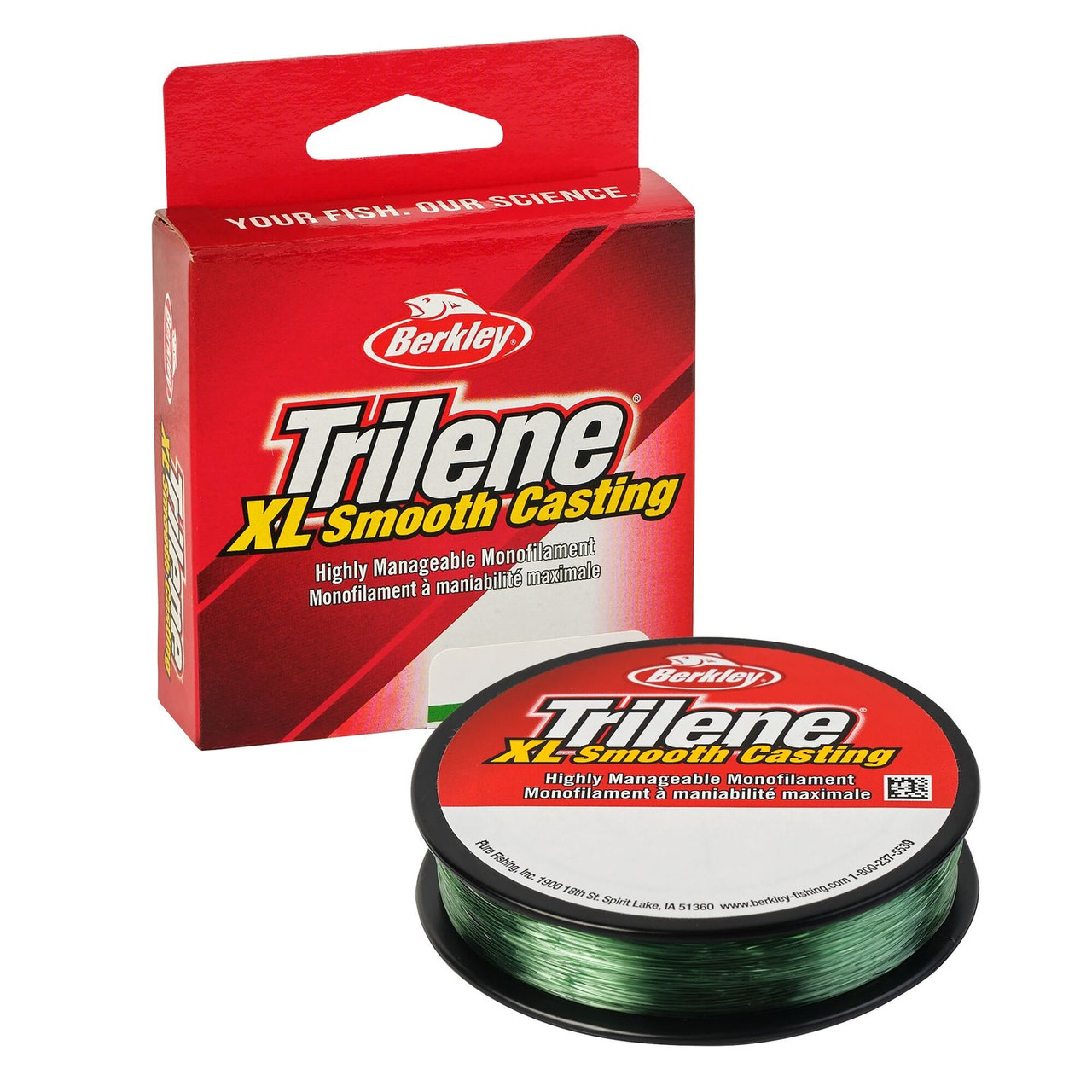 Berkley Trilene XL Mono Line 12lb 110yd Pony Spool Green