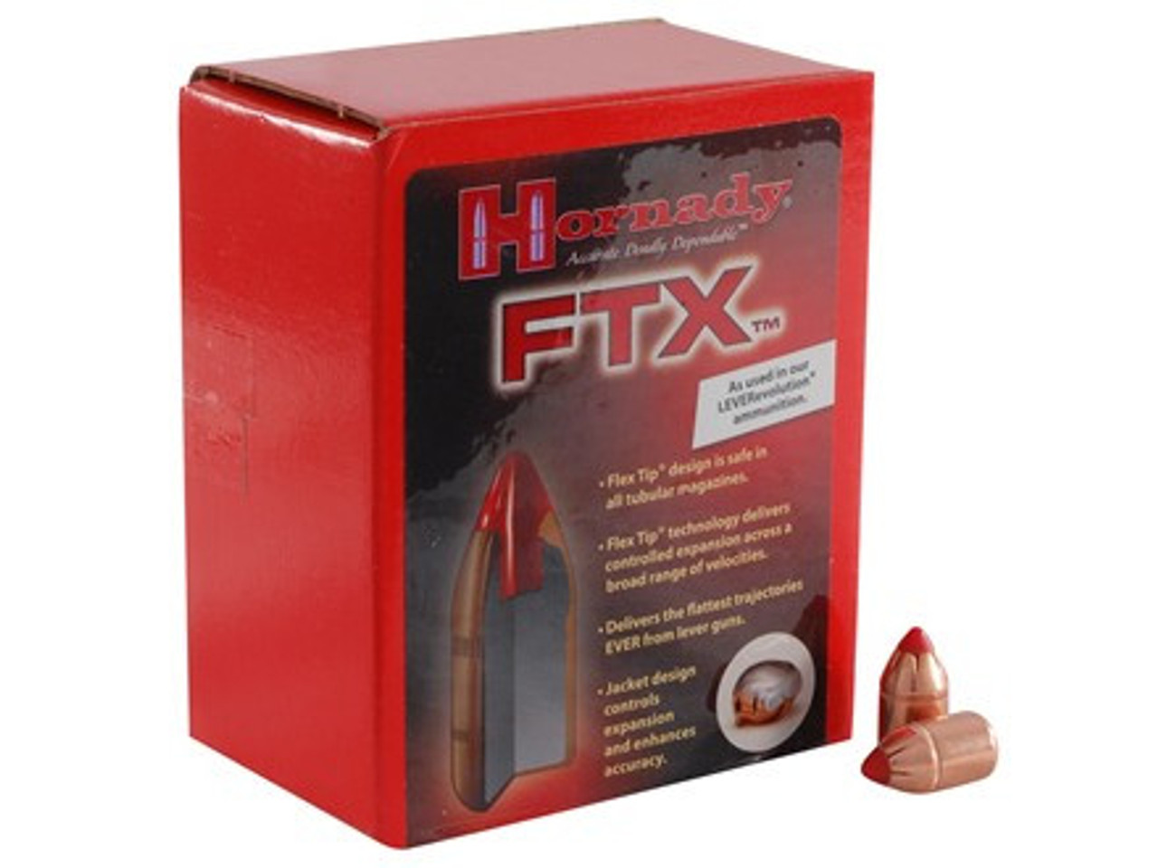 Hornady FTX Flex Tip Pistol Bullets 44 .430 225Gr, Box of 100