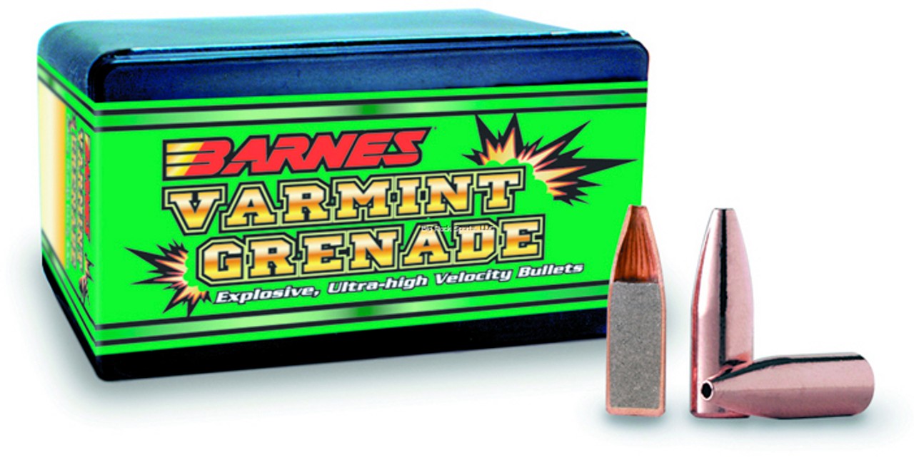 Barnes Varmint Grenade 204 (.204) 26gr Varmint, Box of 100