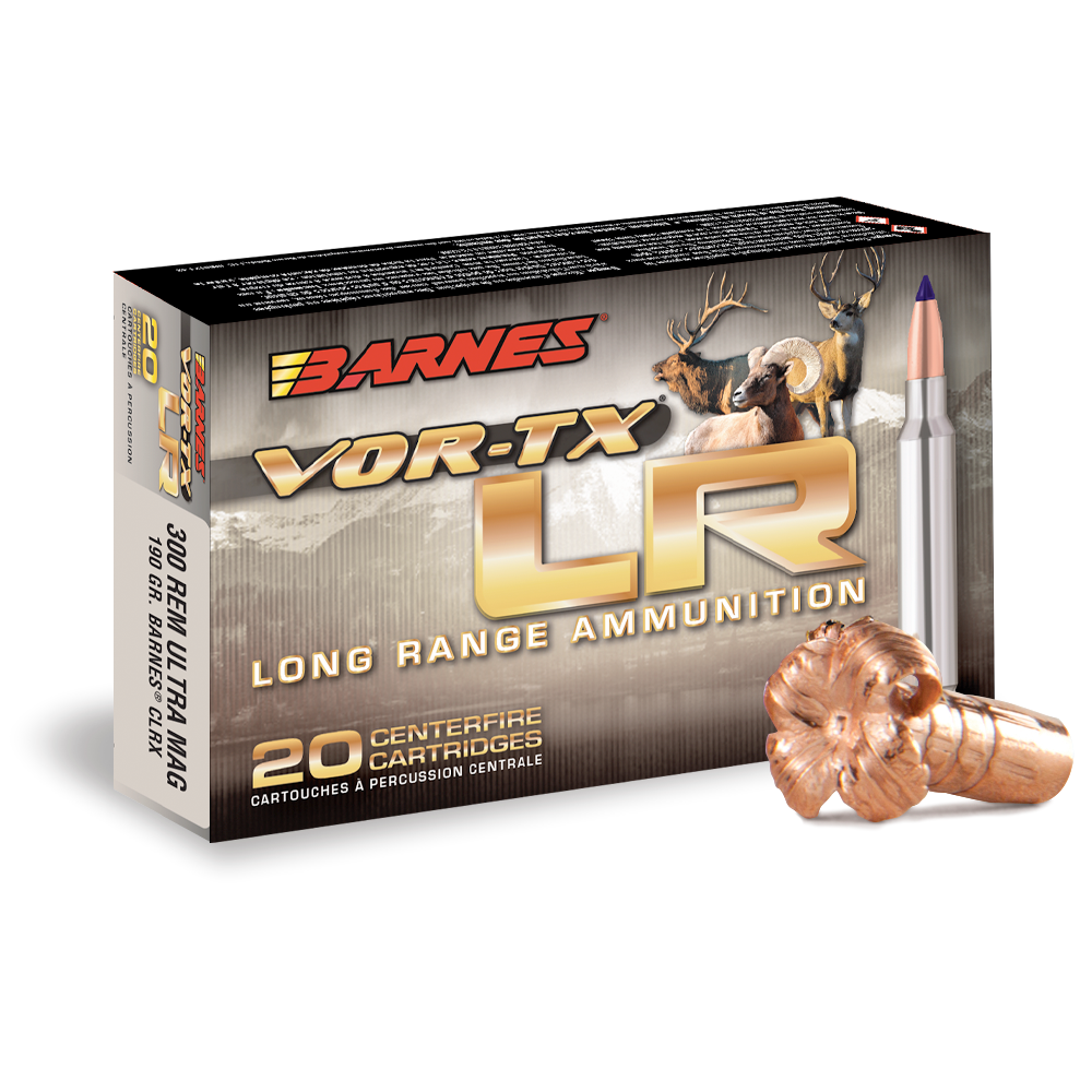 Barnes VOR-TX Long Range Centerfire Rifle 6.5MM Creedmoor 127 gr. 2825fps LRX, 20 Rnds