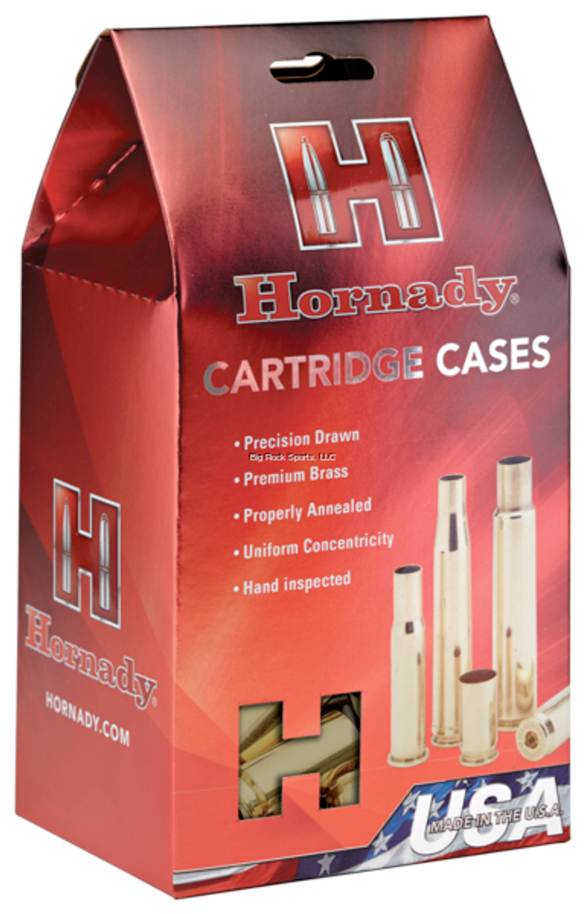 Hornady Unprimed Pistol Cartridge Case, 475 Linebaugh, 100 Count