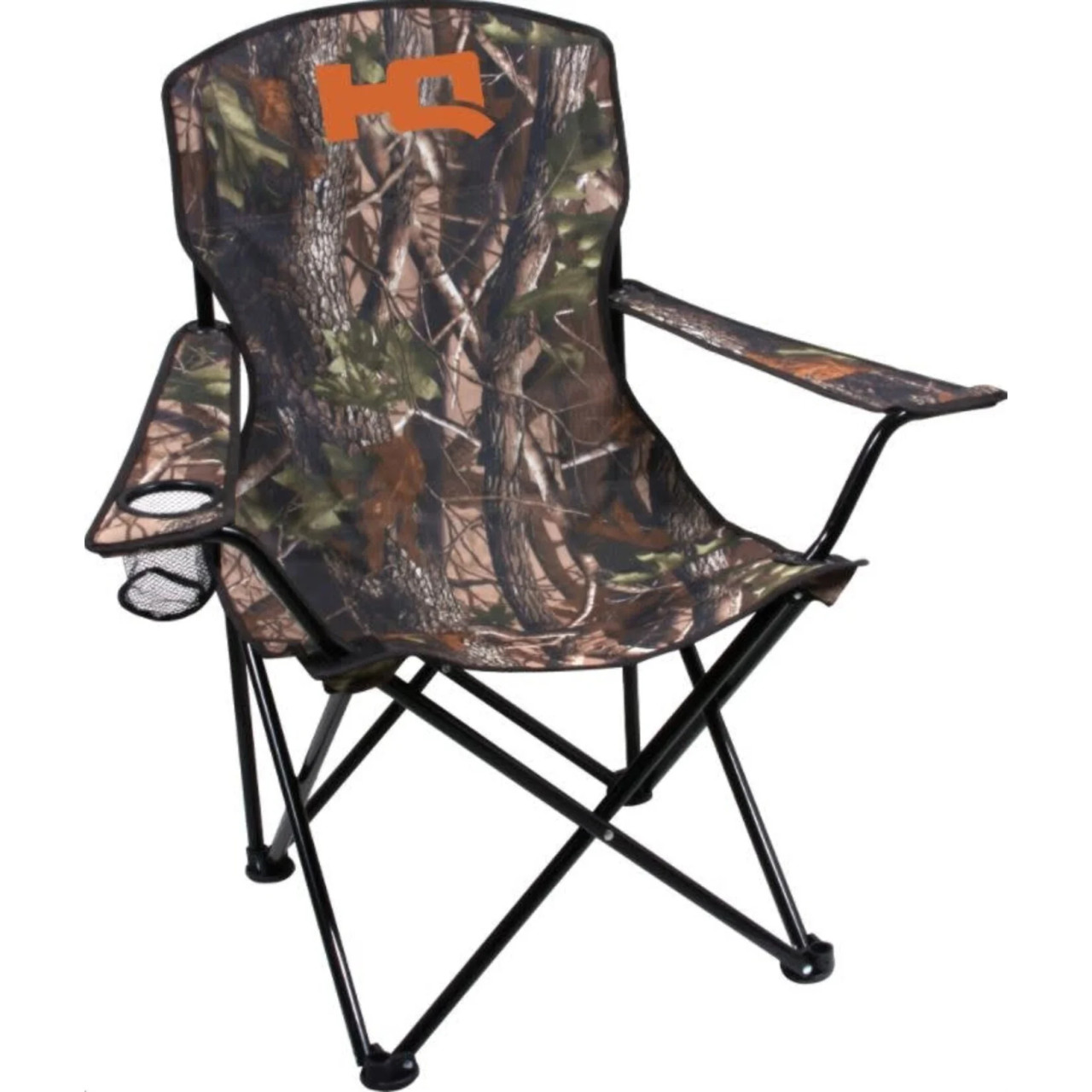 HQ Outfitters Folding Chair with Carry Bag Camo 19mm Frame