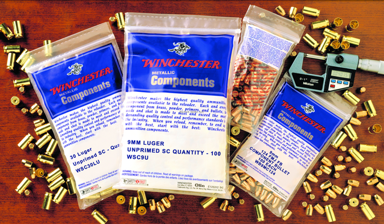 Winchester Unprimed Reloading Brass 454 Casull, 100 Count