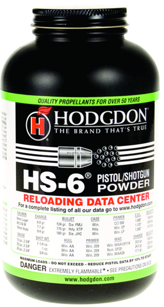Hodgdon HS-6 Smokeless Pistol/Shotshell, 1Lb