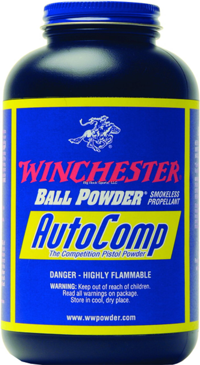 Winchester AutoComp Smokeless Ball Handgun Reloading Powder, 1Lb