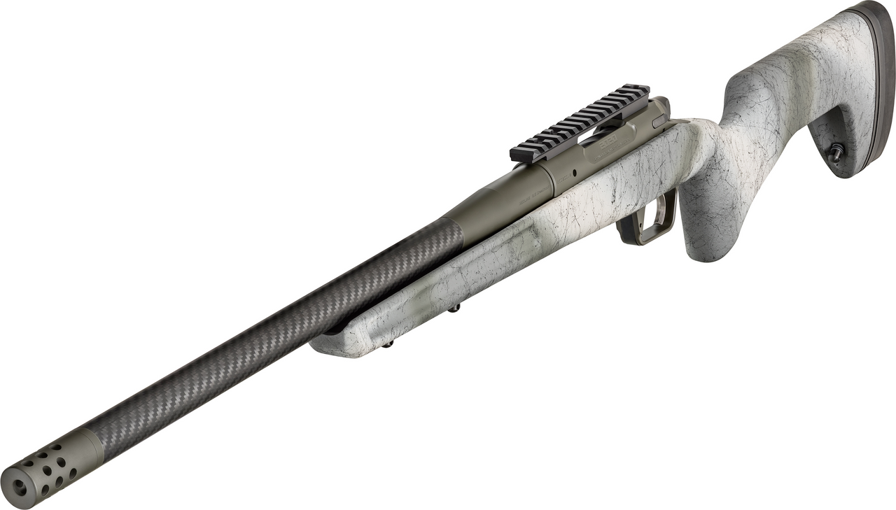 Springfield 2020 Redline Bolt Action Rifle, 308 Win, 20" Carbon Fiber Bbl, Olive, Black Webbing Stock, Mount, 3+1 Rnd