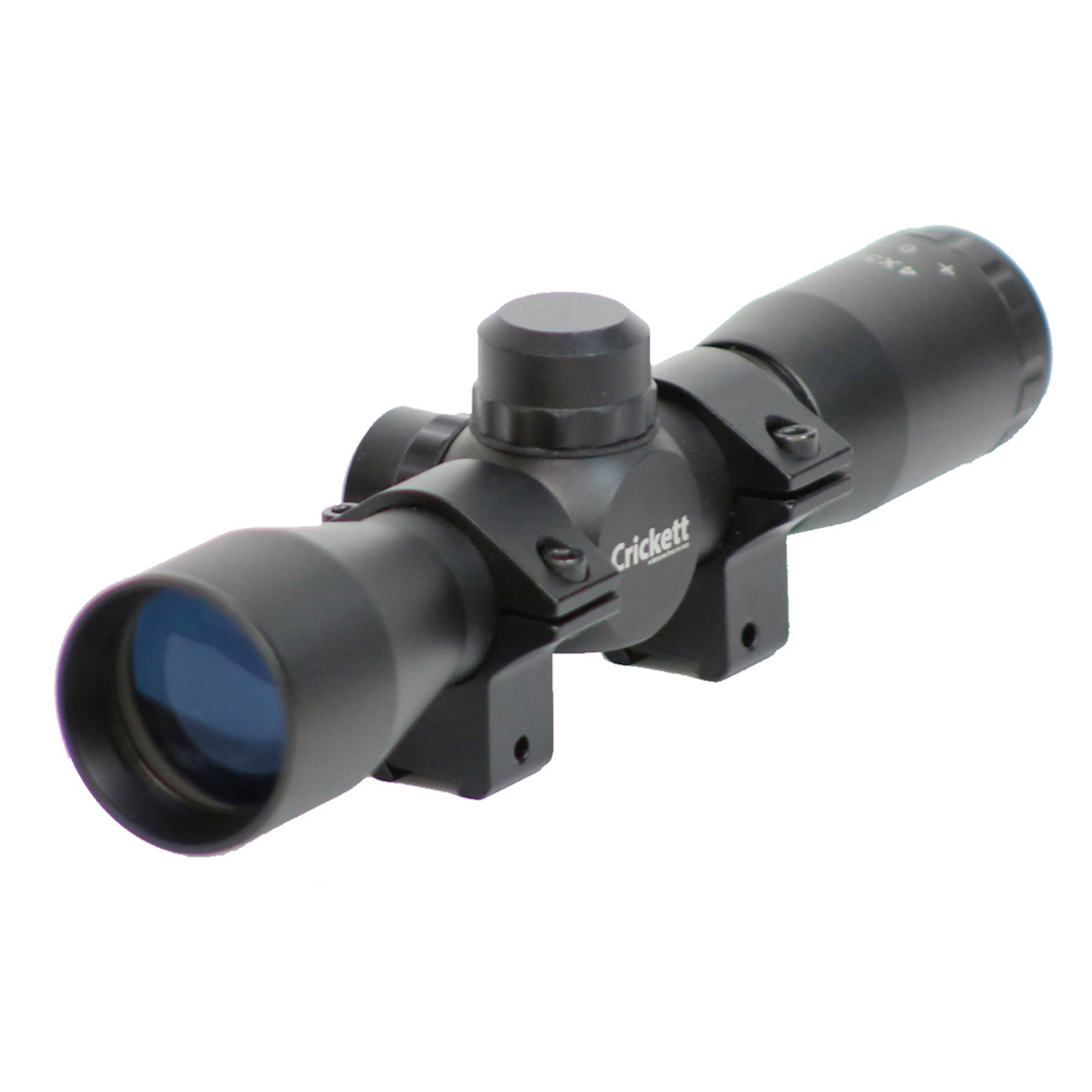 Keystone Crickett Quick Focus Riflescope, 4x32mm, Mil-Dot, Matte, 1" Tube