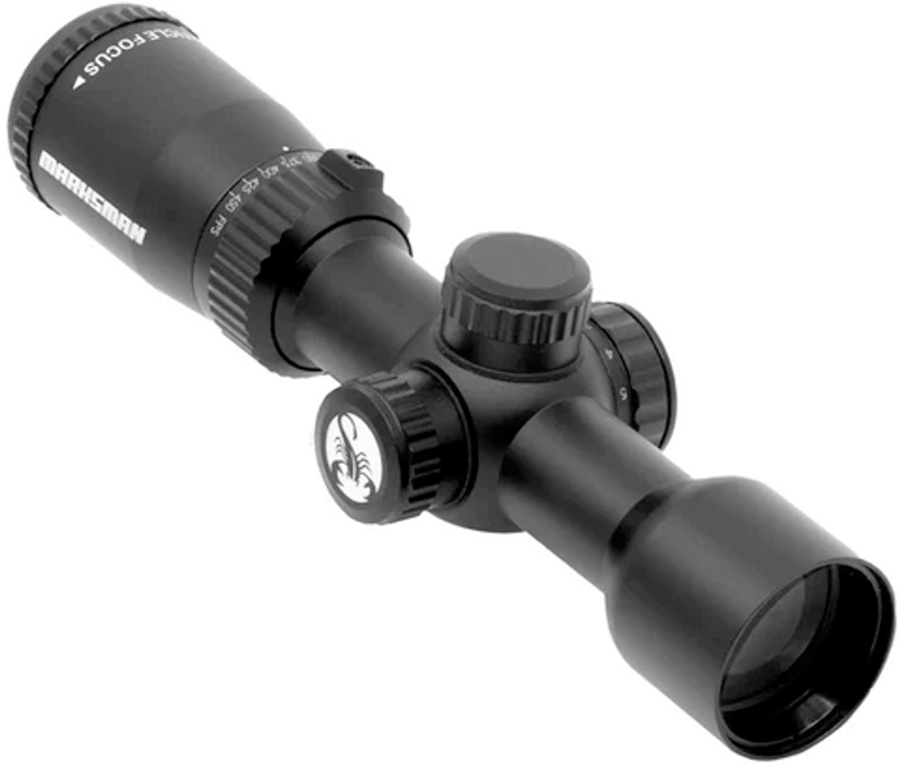 Scorpion Optics Marksman 2-7x32mm Compact Rimfire Scope with Rings