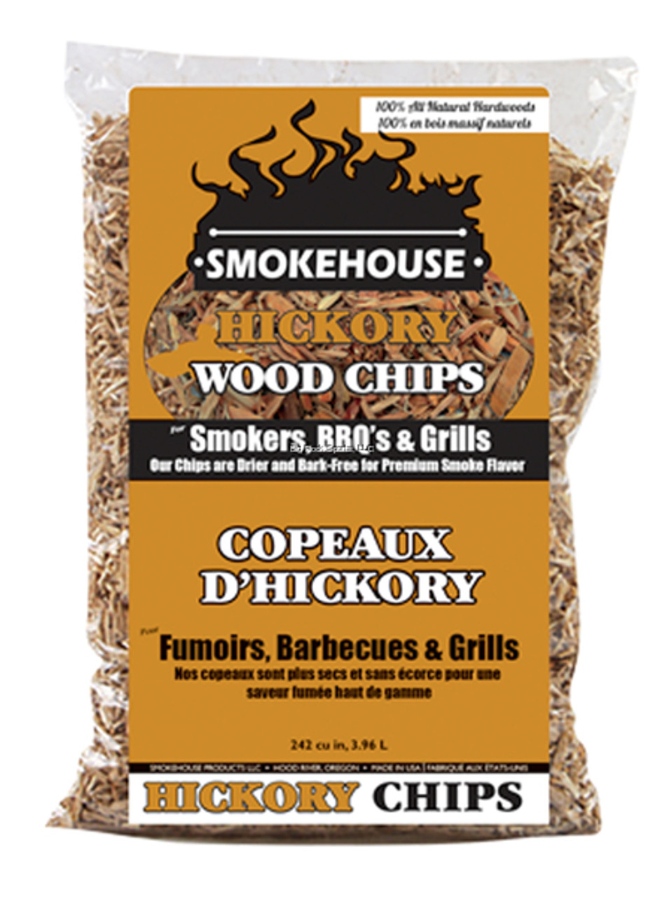Smokehouse Wood Chips 1.75 Lb Bag, Hickory