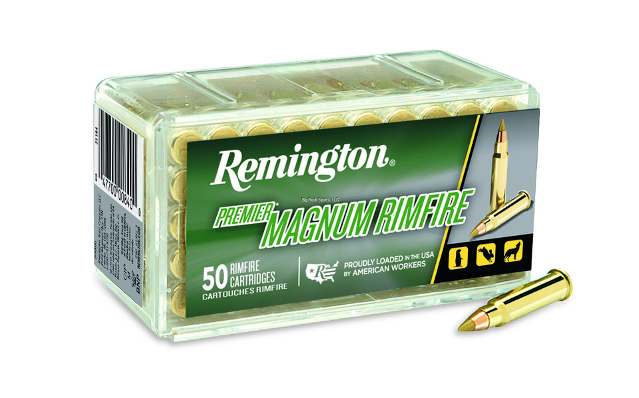 Remington Magnum Rimfire Ammo 17 HMR, Accutip, 17 Gr, 50 Rnds