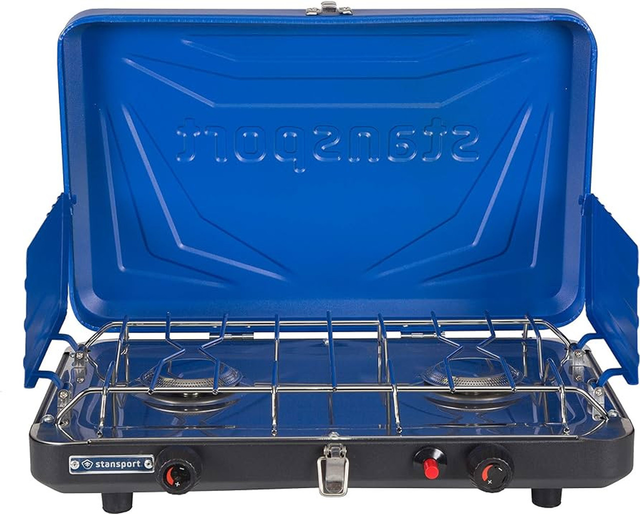 Stansport 2 Burner Propane Stove, Blue