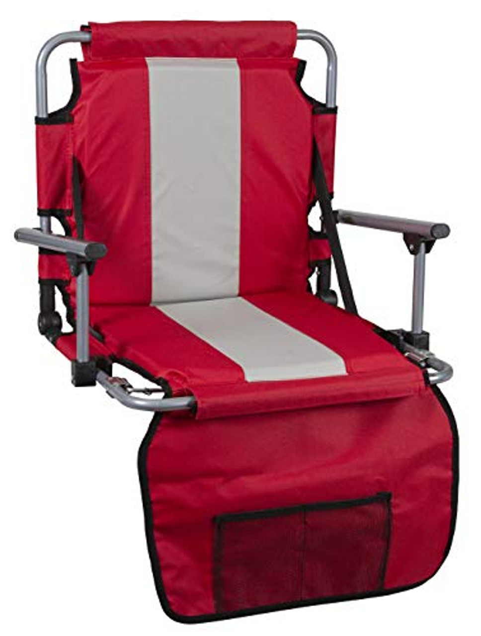 Stansport Stadium Seat With Arms, Red