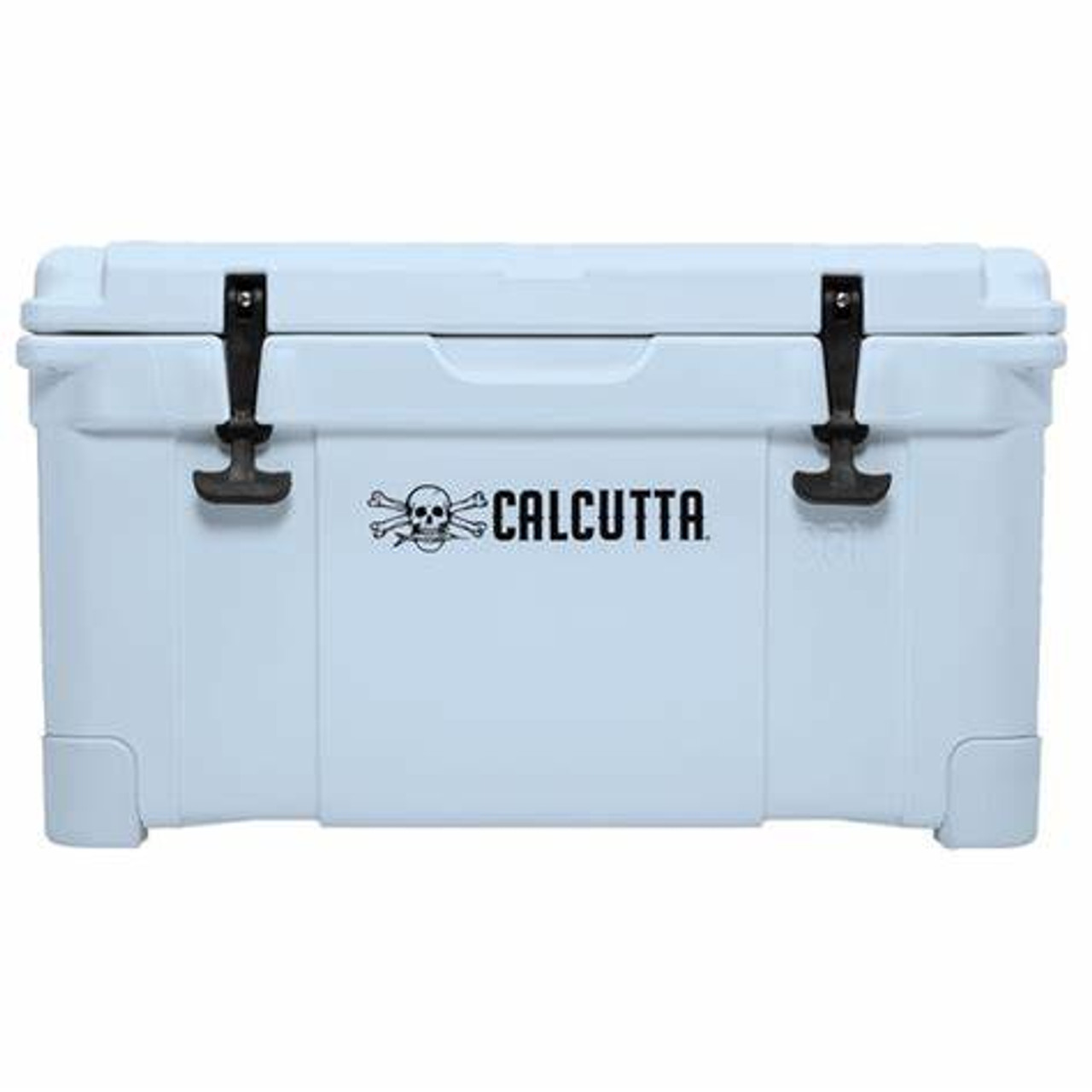 Calcutta Renegade Cooler 35 Liter Light Blue wremoveable Tray & LED Drain Plug, EZ Lift Rope Handles, 26.4"Lx15.8"Wx15.4"H