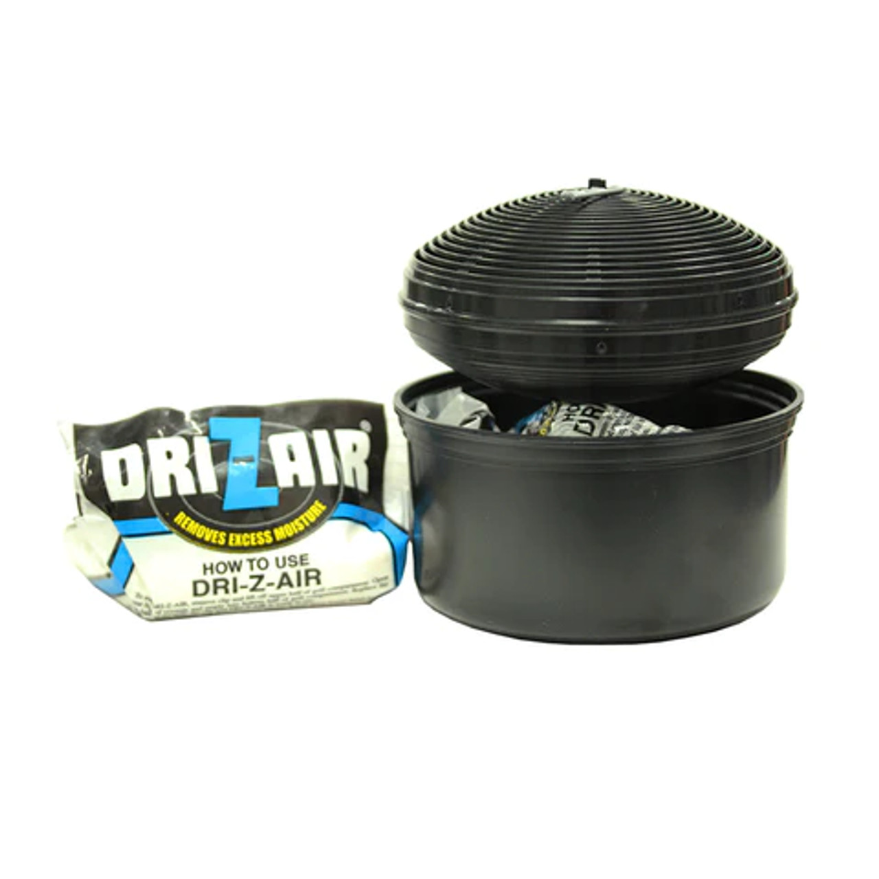 Dri-Z-Air Dehumidifier Pot With 13oz Bag of Refill Crystals